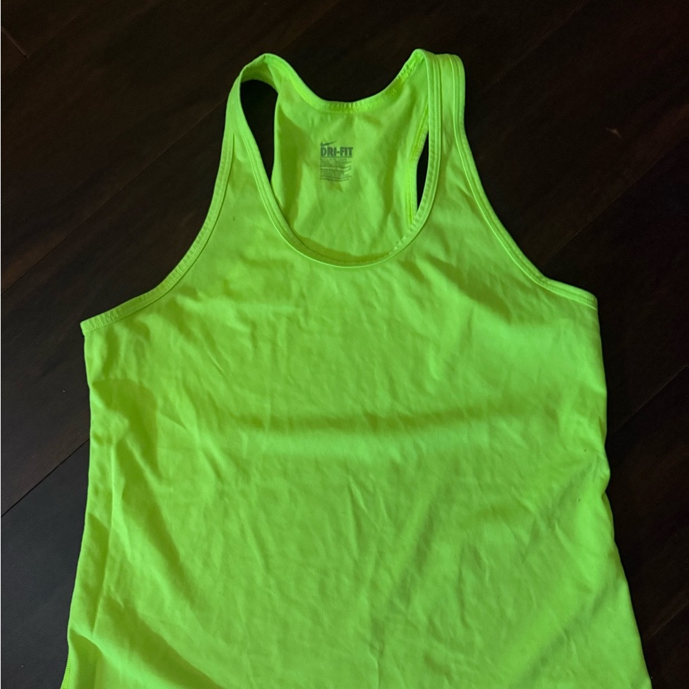 Nike Neon Yellow Women's Tank Top